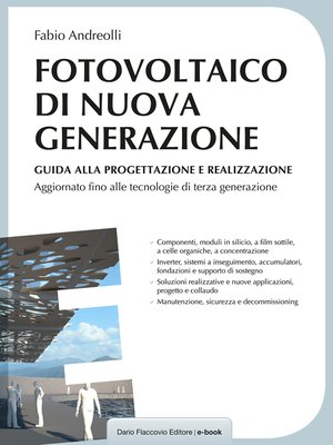 cover image of Fotovoltaico di nuova generazione